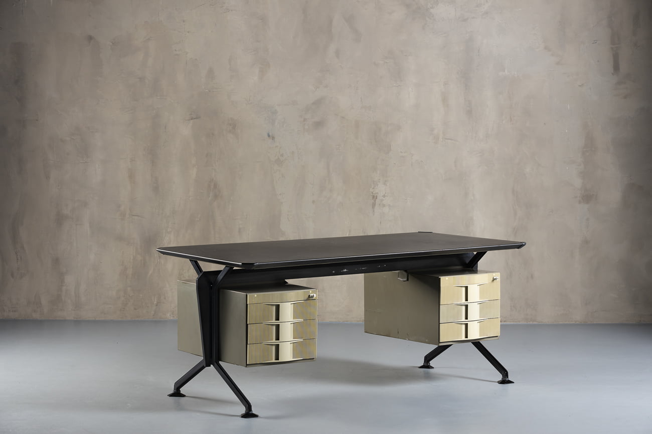 Arco Desk By Olivetti For Studio BBPR, Italy, 1960,s