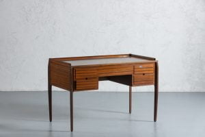 Vintage Sleek Mid Century Desk By Gio Ponti For Dassi, Italy, 1960's-poza1