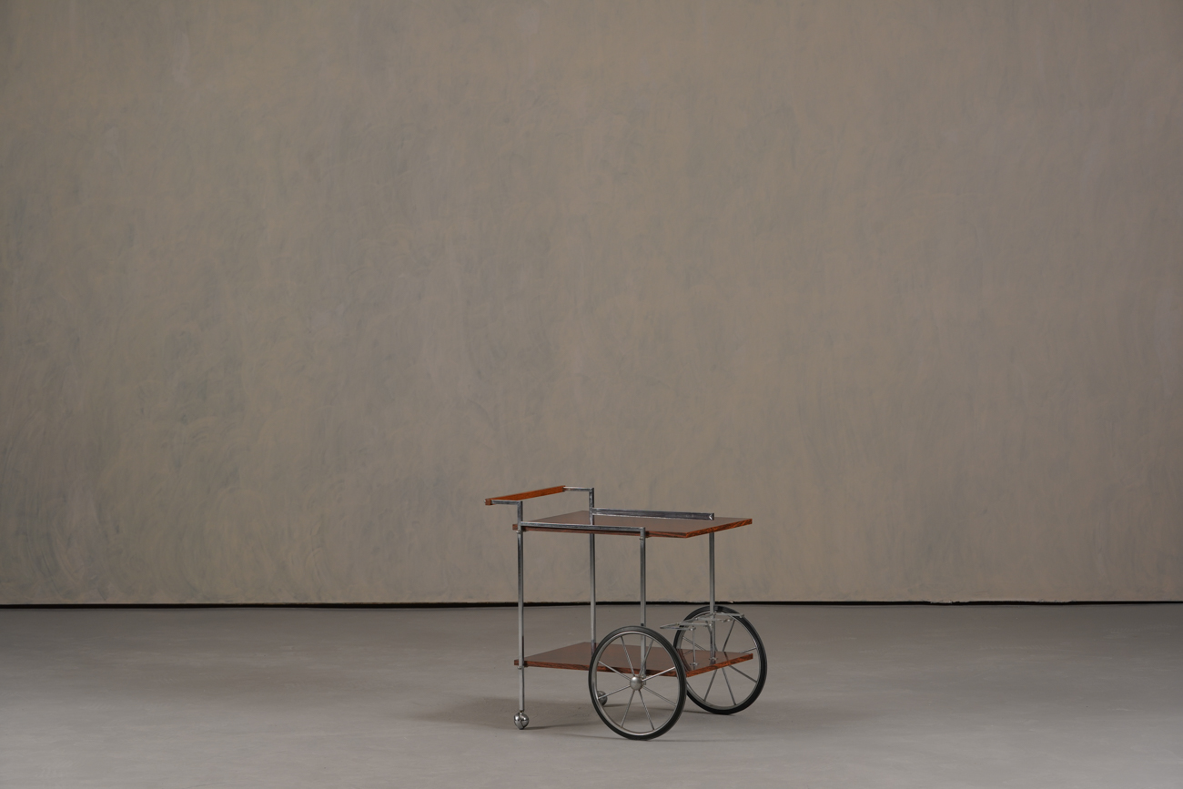 Vintage Mid-Century Modern Bar Cart or Tea Trolley , Italy 1960’s