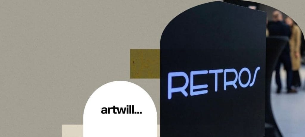 Retros design space artwill banner