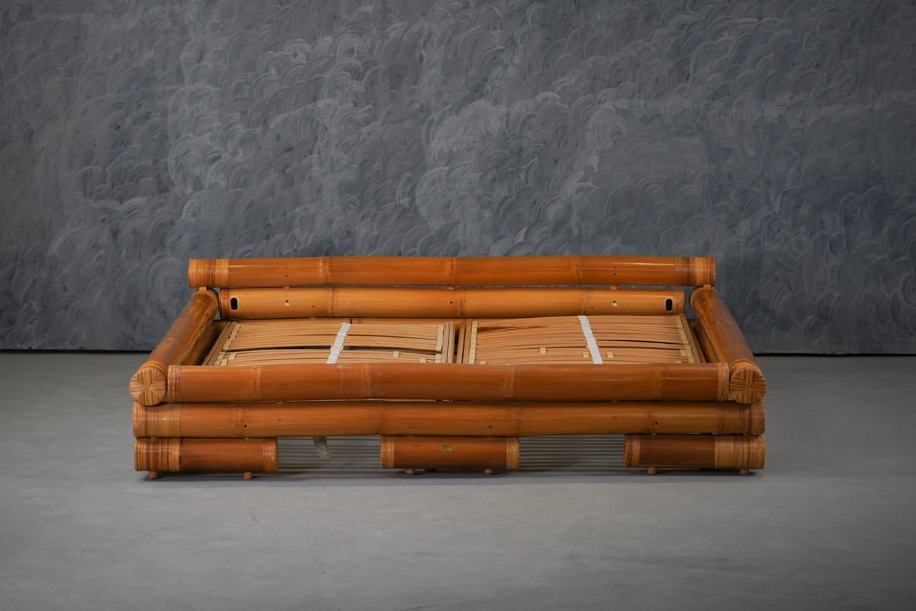 Vintage Bamboo Bedframe , Asia 1990’s