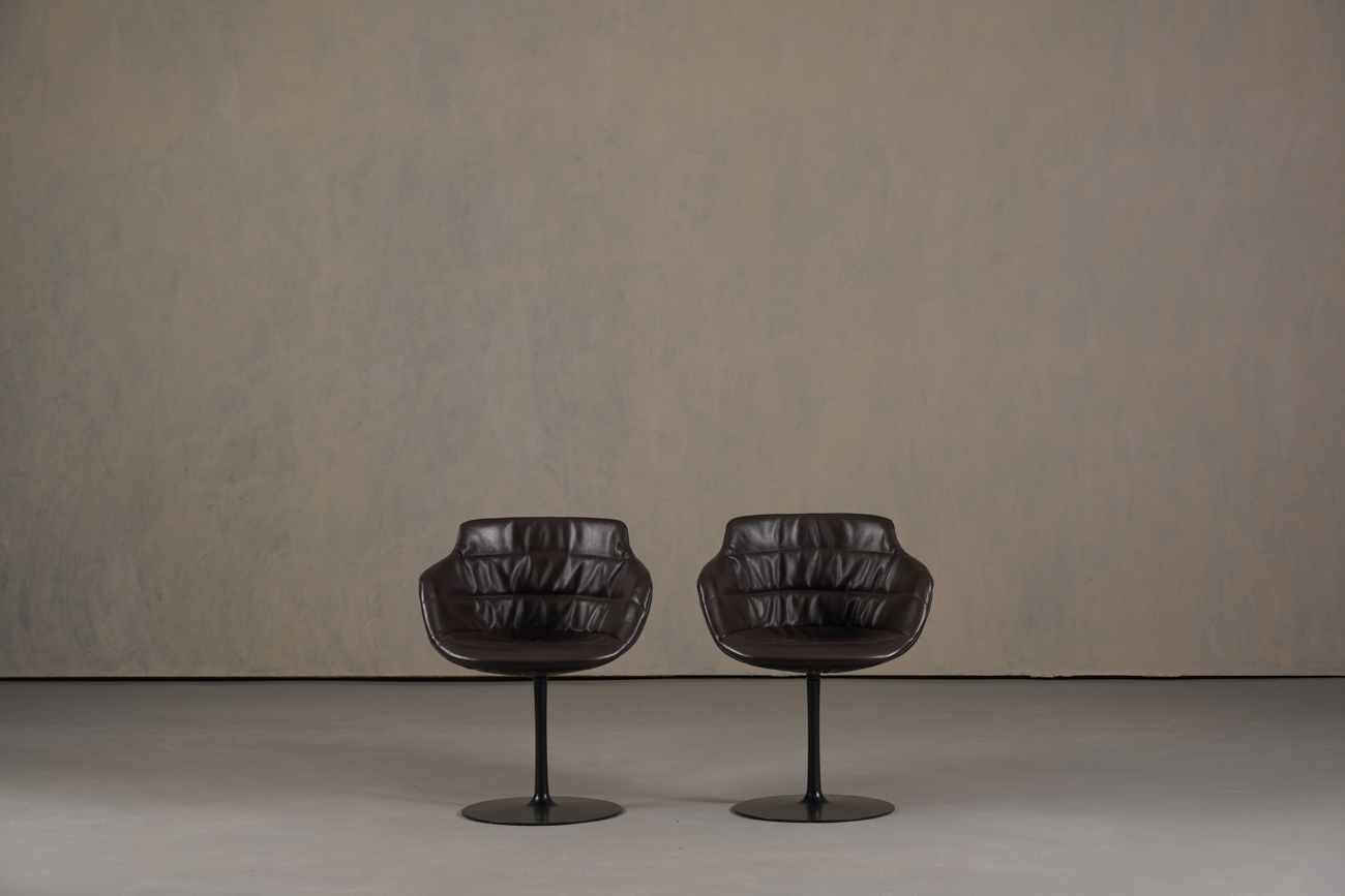 Flow Armchairs By Jean-Marie Massaud for MDF, Italy 2000’s Set Of 2