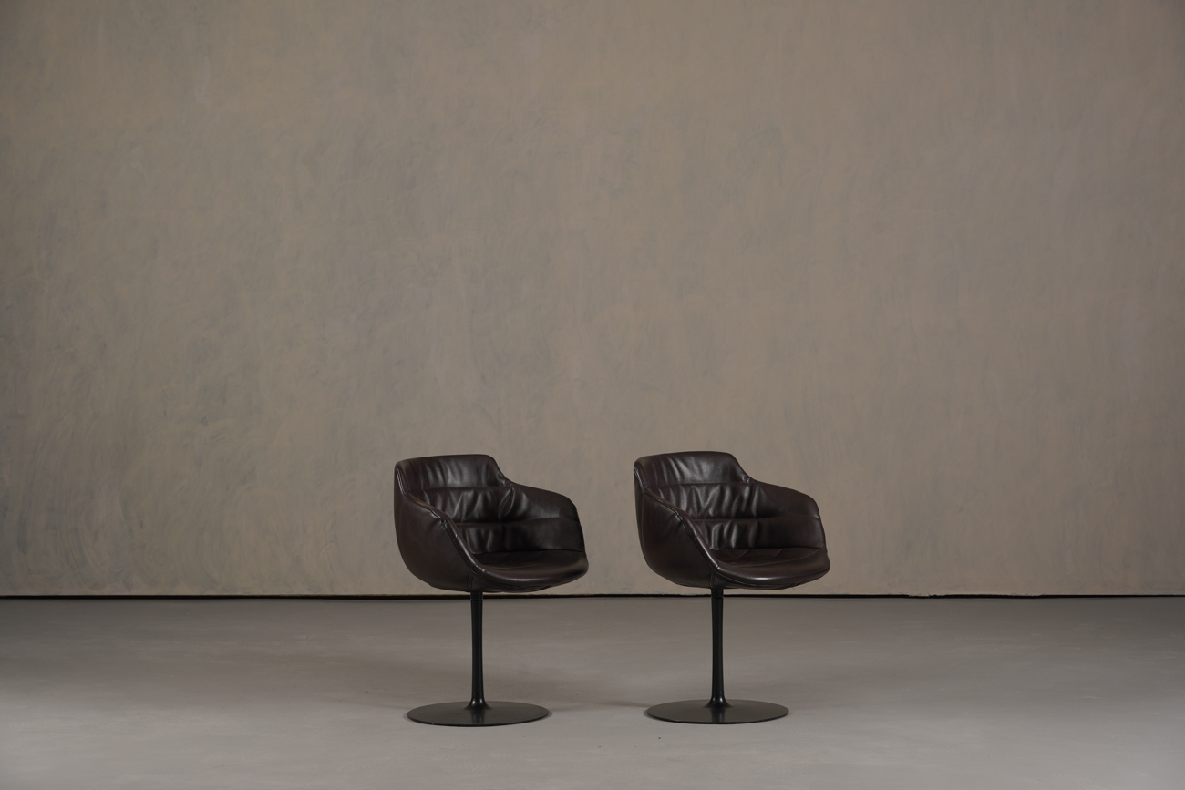 Flow Armchairs By Jean-Marie Massaud for MDF, Italy 2000’s Set Of 2