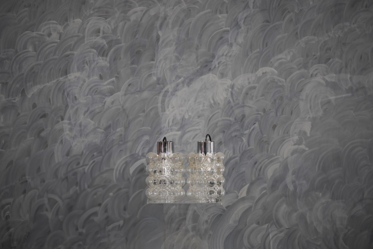 Vintage Bubble Glass Ceiling Lamps, By Helena Tynell for Limburg, Germany, 1970’s