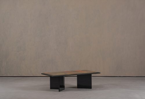 Giovanni Offredi coffee table for Saporiti Italy 1970s birdseye maple