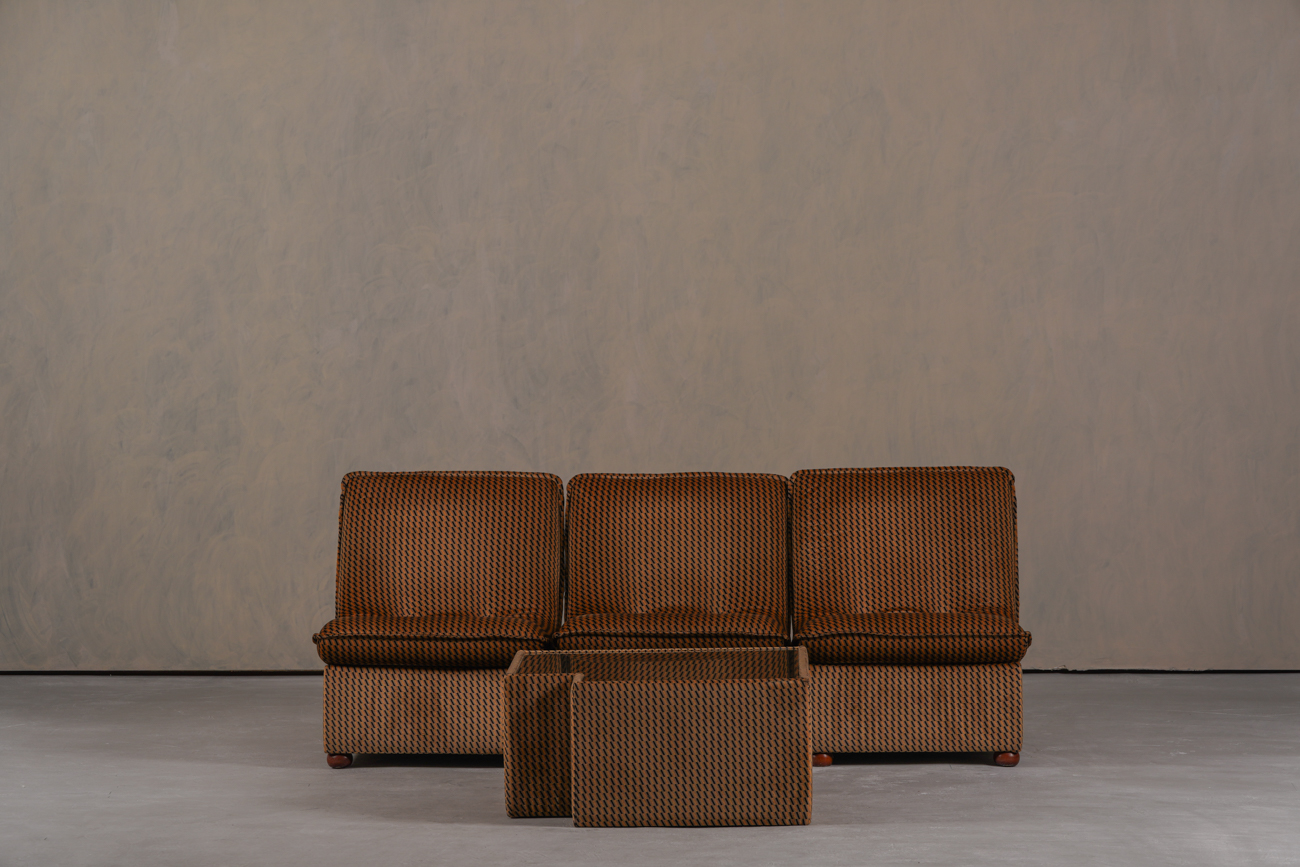 Vintage Modular Sofa and Table Set, Italy 1970’s