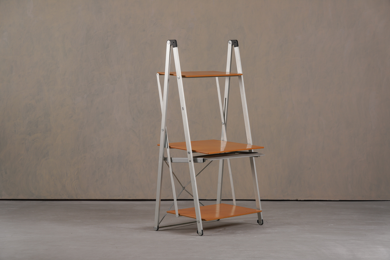 Postmodern Banco Plus Shelf Desk by Raul Barbieri for Rexite, Italy 2000’s