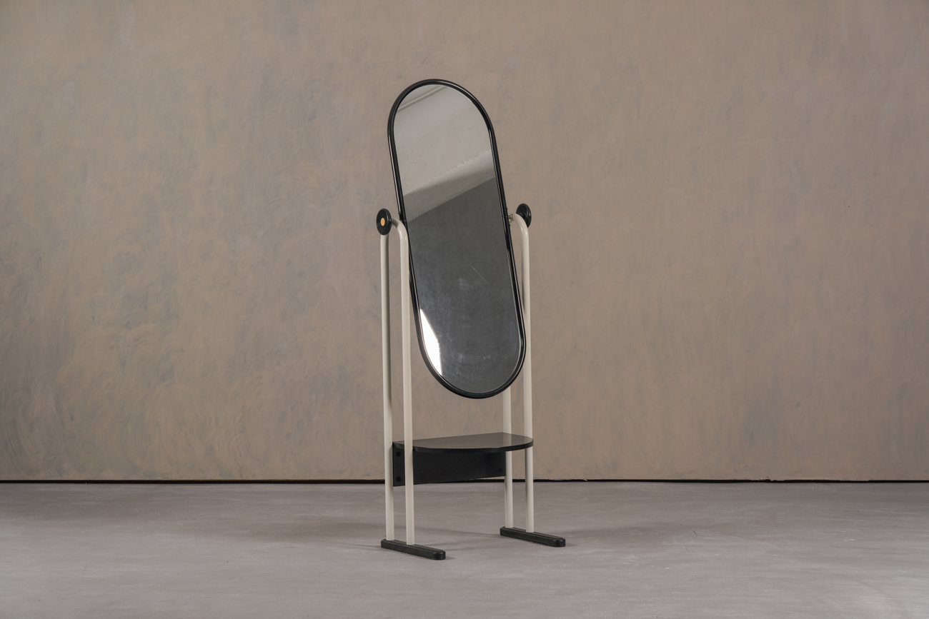 Postmodern Floor Mirror, Italy 1980’s