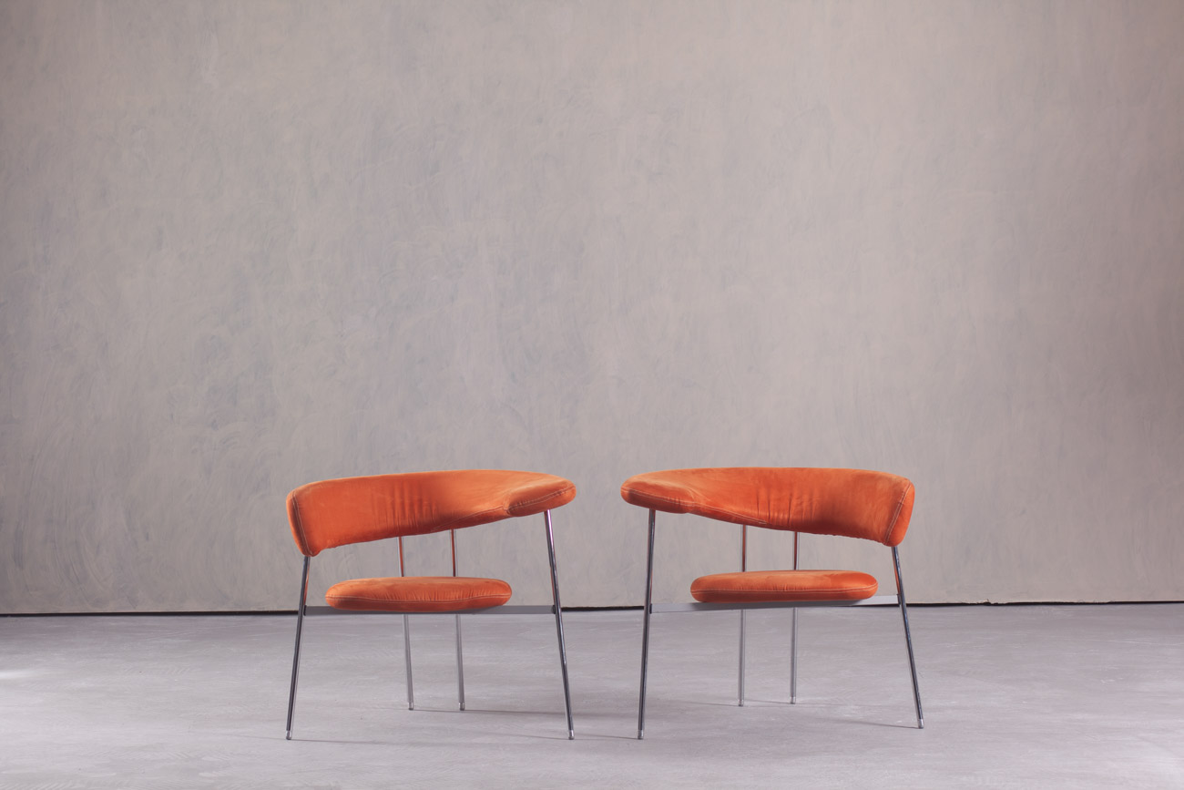 Vintage Divi Divi Lounge Chairs By Mark van Tilburg for Leolux, Holland, 1980’s et of 2