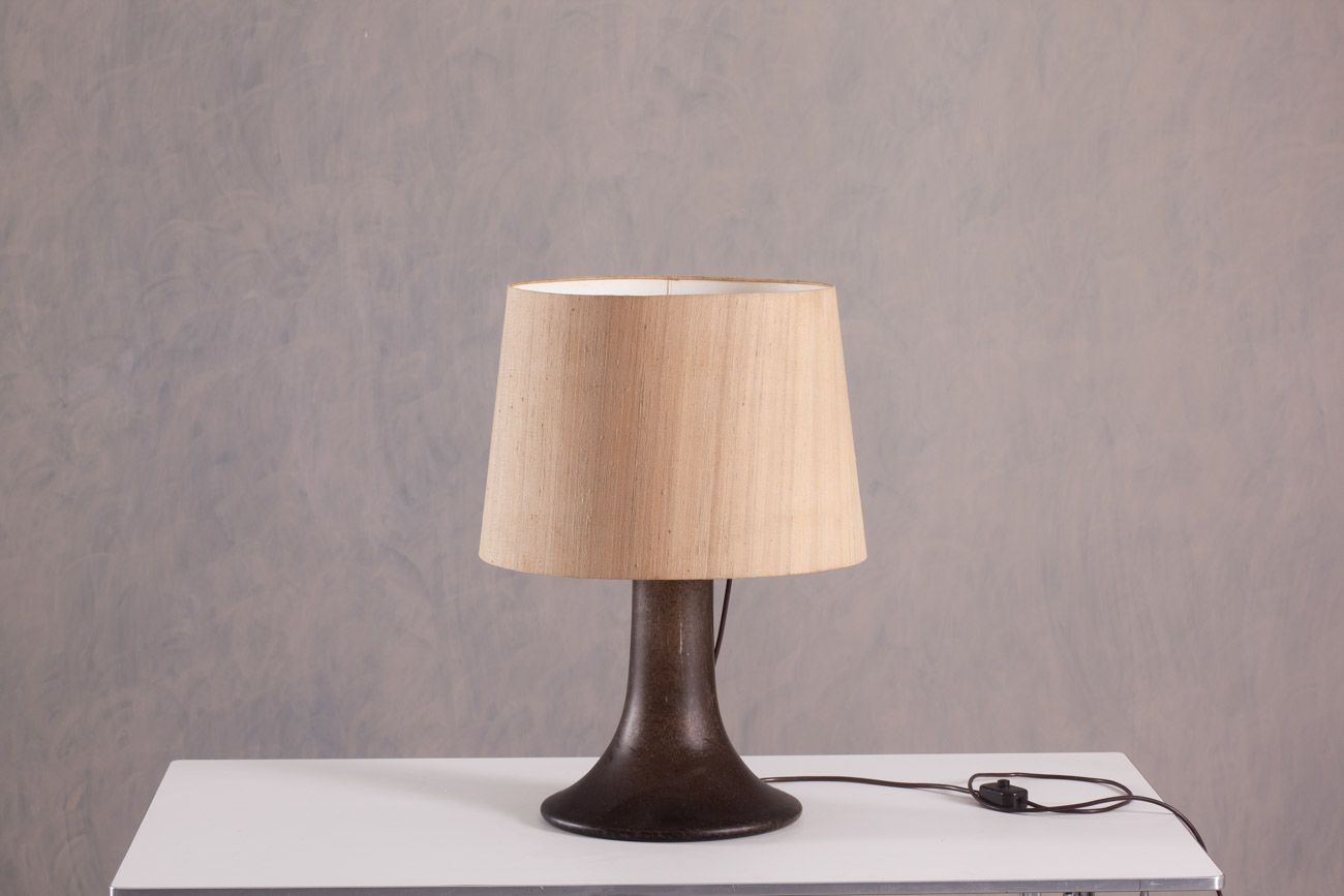 Vintage Murano Glass Table Lamp by Peill & Putzler, Germany 1970’s