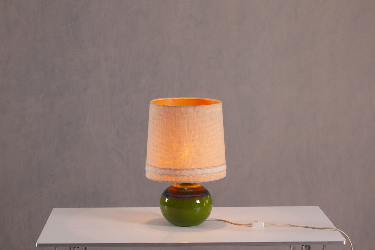 Vintage Sculptural Ceramic Art Table Lamp by Renée Neue for Hutschenreuther, Germany 1960’s