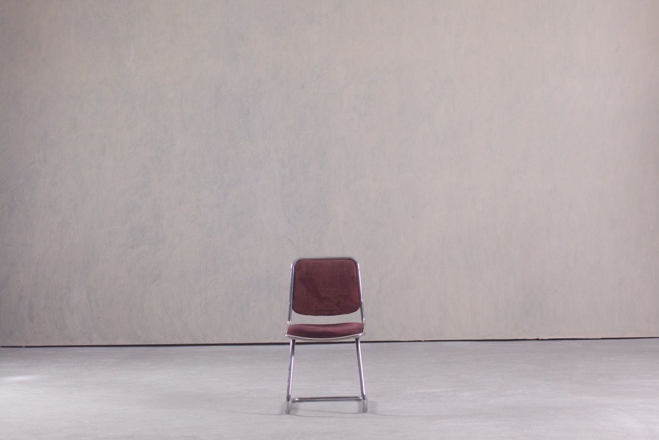 Vintage Tubular Steel Dining Chair, Italy, 1970’s