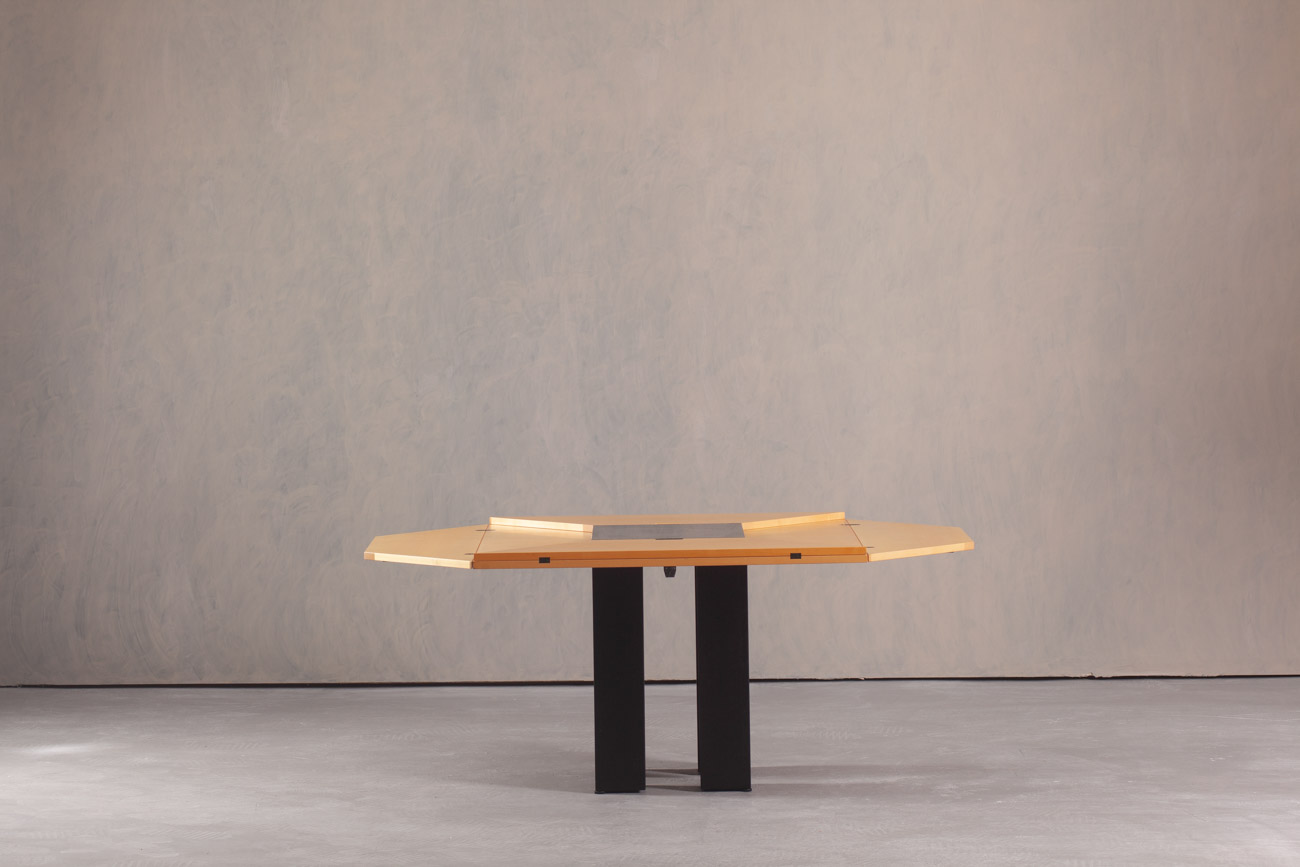 Postmodern Cirkante Dining Table by Bob Van Den Berghe for Tranekaer, Denmark, 1990’s