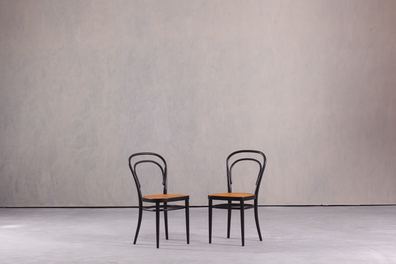 Vintage Thonet No. 214 Chairs, Austria, 1970’s  Set of 2