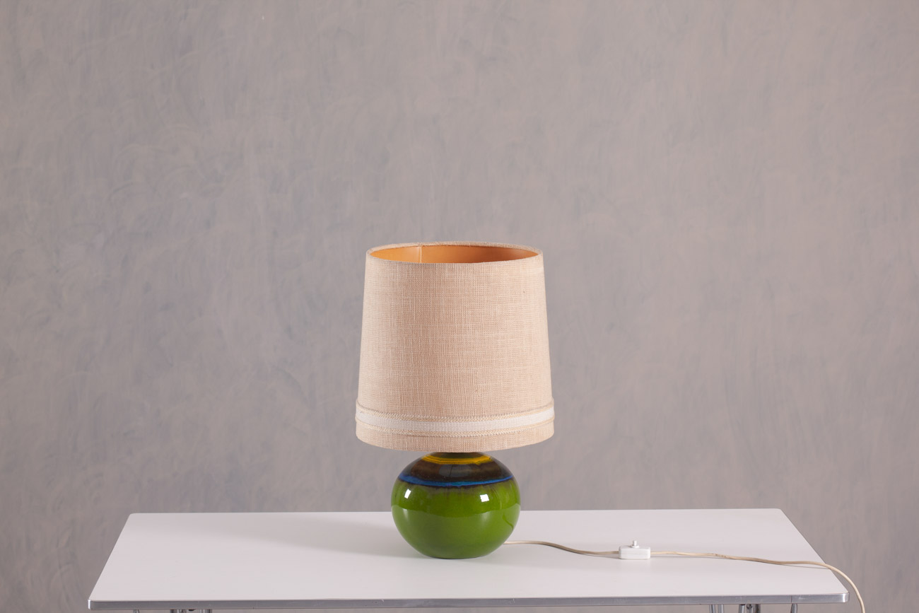 Vintage Sculptural Ceramic Art Table Lamp by Renée Neue for Hutschenreuther, Germany 1960’s